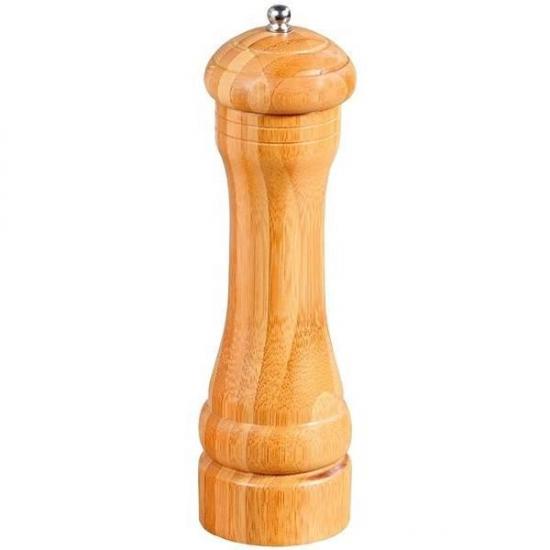 Bamboo pepper grinder